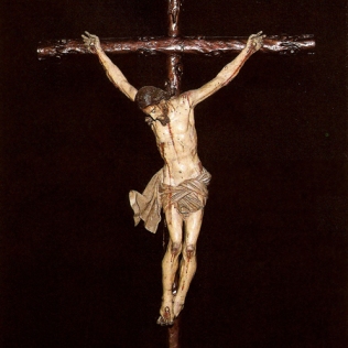 Crucificado, Prioral de Puerto Real. Anónimo genovés, segunda mitad del s. XVIII